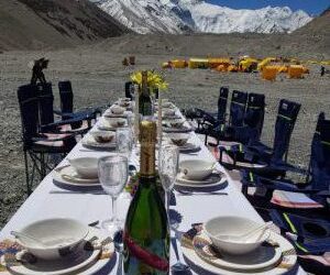 AGS colours flying at the top of the world!