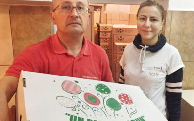 AGS Bucharest delivers food packages to schools