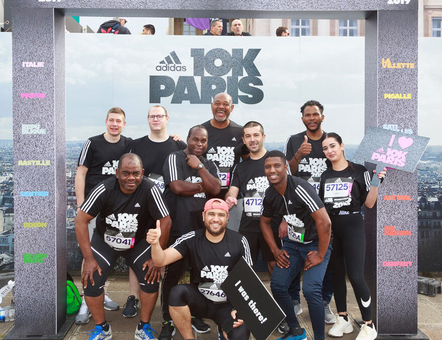 AGS Paris’ team runs the Paris 10K